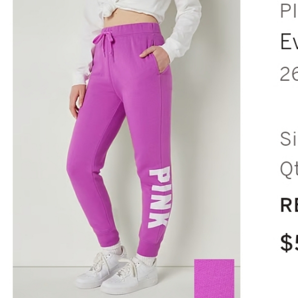 NWT PINK joggers